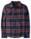 The Children's place boys' long-sleeved shirt, pure cotton, casual and versatile, two-pocket design Tidal Plaid Small