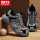Warrior dad shoes men versatile casual men's shoes sports running shoes men 3891 gray/black 40