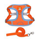 Hui Chong Er Teddy Dog Leash Vest Type Small Dog Chain Bichon Pomeranian Harness Pet Outdoor Dog Leash Orange + 1.5 Meter Flat Rope M Code (Recommended 7-13 Jin Jin equals 0.5 kg)