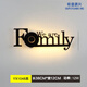 Opuyuanxing Wandlampe Schlafzimmer Nachttafel moderne einfache nordische kreative Wohnzimmer Hintergrund Wandlampe Korridor Licht Luxus LED Lampe YX1047 Schwarz 38 m+ warmes Licht