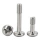 Yisi 304 stainless steel 818 pan head cross-shaped screws, round head, non-loosening screws, half-thread M2M3M4M5M6 M5*40 (5 pcs)