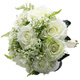 Clcey New Style Forest Camellia Knospe simulierte weiße Rose Hochzeit Fotografie Fotografie Braut Braut Hochzeit Engagement Halten Blumen Zeit und Raumliebhaber