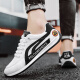 JTVC trendy men's new spring and summer versatile casual sneakers for teenagers and students mesh breathable sports shoes white shoes white black - high-end men's shoes 41