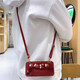 Mu Wen Apple phone case crossbody coin wallet simple women's card bag light luxury soft shell cute neck ins style strawberry fruit wristband silicone red new year's style wine red + strawberry cherry girl card bag + crossbody lanyard 6.1 inches - exclusive to Apple iPhone14pro