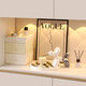 Yunya Cream Style Eingang Eingang Eingangseingang Ornament Maske Aufbewahrungsboxschublade Schuhschrank Key Lager Rack Home Dekoration Geschenkballon Hund Sechs-Stück-Set (ohne dekoratives Gemälde)