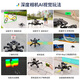 亚博智能（YahBoom）树莓派5六足机器人 ROS蜘蛛SLAM雷达建图导航 AI视觉jetson nano 官方标配【含树莓派5-8GB】