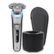 Philips (Philips) Electric Shaver S9933 Herren Razor Muscle Energy Technology Intelligente Lichtserkungsreihe S9932 Importiert aus der Niederlande Geschenkbox Version SP9886 Blau Standard Impuls Original
