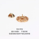 随灿衣服领口情侣结婚胸针订婚结婚领证拍照配饰新郎新娘徽章囍字胸针 【红圆喜胸针】2个装