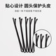 Penning black one-word clip hairpin small black hairpin hair clip broken hair edge clip wavy rigid clip female fixed hair clip one-word clip 5.5CM bag about 50 pieces