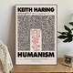 Keith Harlem Pop Style abstrakte Graffiti Dekorative Malerei Nische trendy Schlafzimmer Betthänge Hängende Malerei Restaurant Kunst Wandbild JD15869 70*100 cm