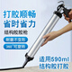 Hose glass glue gun labor-saving sealing silicone soft glue gun thickened ham sausage manual pressure structural glue gun engineering model with glue nozzle