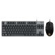 罗技（Logitech）K835有线机械键盘 游戏办公商务外设 TTC轴 84键 K835+G102黑色+长鼠标垫 【青轴】