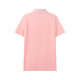 Hugo Boss (Hugo Boss) Nouveaux produits, Men's's Orange Series Slim Fit Version Polo à manches courtes Cadeaux pour hommes, hommes 50472665 694 Impression décalée de logo rose de viande xl
