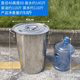 
OUOETY stainless steel oil barrel edible oil food grade 304 barrel commercial round barrel with lid thickened water barrel 80 large capacity 70cm super thick diameter 80 high 70cm 347 liters of water loading 695 Jin [Jin equals 0.5 kg]