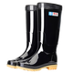 Pull-back rain boots, outdoor water shoes, fishing, car washing, rain-proof, non-slip rain boots, wear-resistant rubber shoes HL886 high-tube black 42