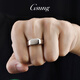 GsunG platinum ring men's PT950 new glossy seal ring simple platinum square men's ring customization price by gram contact before bidding
