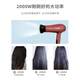 Sèche-cheveux feike pour le ménage à haute vitesse du vent séchage à l'ion négatif Salon de coiffure salon de qualité salon spécial sèche-cheveux haute puissance feike 6231 noir 2000w + peigne à cheveux bouclés