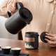 Ahri's Love Travel Tea Set Portable Set Souvenirs, Business Gifts, Father's Birthday Gifts, Boys' Gifts for Teachers and Dads, Practical One Pot, Three Cups, Portable Kettle, Black, 7 Heads, Business Travel, Outdoor Camping Office, Easy-to-Make Tea Cup