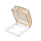 Socket waterproof box 86 type screw type bathroom toilet waterproof switch protective cover outdoor socket waterproof cover transparent one *86 type concealed installation (screw fixed type)