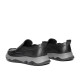 Belle casual shoes men's summer cowhide leather punched breathable business casual shoes A1509BM3 black 39