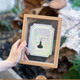 
Young man x-picking photo frame gift box DIY photo frame ornament gift box 7-inch wooden picture frame transparent fresh sticker hand tent ornament gift gift 1 set of everything wins SGLH-13587