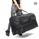 DITD DESIGN IN THE DESIGN Large-capacity travel bag checked trolley bag men's expandable foldable large bag portable heightenable luggage bag 368 black extra large size (required to be checked)