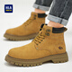 HAILAN HOME HLA BOOTS BOOTS RETRO TRENDY GRANDES BOOTS JAUNES MEN MEN CONFORTS ET POLUDÉRATIV