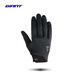 Giant Rush Mark autumn and winter long finger gloves, windproof, warm, shock-absorbing, wear-resistant, touch-screen bicycle equipment, graphite black (suitable for 5-15 C) M