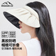 MISSION UV vinyl sun protection hat women's sun hat sun hat shell empty top hat summer face covering anti-UV large brim hat