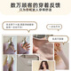 【万单爆款】精梳棉纯棉秋衣秋裤纯棉套装圆领棉毛衫打底保暖内衣 女士套装-珍珠白2019 XL 120-140斤