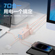 公牛（BULL）氮化镓67W快充笔记本插座/桌面充电站插座/USB插线板便携插排 小电舱安全快充2C2A+3插孔总控开关