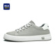 HaiLan Home HLA men's shoes spring new canvas shoes versatile men's casual shoes low top breathable shoes men's soft sole comfortable shoes men's gray 40 (sports size)