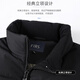 
Shanshan thickened cold-proof men's stand-up collar bread down jacket men's winter commuter cadre duck down jacket 753 black XL (180)