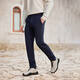 AIGLE spring outdoor fashion casual warm comfortable straight trousers men's trousers Navy AX841 42 (175/84A)