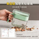Home KATEI STORY Japanese spoon separated seasoning box kitchen household seasoning jar MSG salt jar combination set seasoning storage box white + green + yellow 3-piece set 300ml