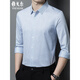CEO Yageol Mulberry Silk Long Sleeve Shirt Herren Frühlings- und Herbst-Business Casual Top Middle Age's Plaid No-Eisen-Hemd rotes Plaid By901 Plaid Shirt 165/84a