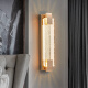 New Star Air Cannon Living Room Background Wall Crystal Wall Lamp Light Luxury Simple Bedside Bedroom Stairway Aisle LED Lamp Golden Elf Model: Small 40CM (Infinitely Dimmable)