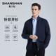 Sweater de lana Shanshan Menores Autumnia e Invierno Comercio Cálido Caliente Cobrese Sweater Stand Collar Cardigan Chaqueta para hombres Autumn Suit 90 Gray D647HS07 [Tecnología anti-pilas] M (170/88a)