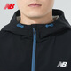 New Balance/NB Woven Jacket Men's Classic Simple Casual Sweater Chaqueta con capucha Nae12121-Dbl Peacock Blue M
