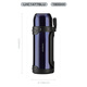Sperre Schloss (Sperre/Schloss) tragbarer Thermoskolben -Topf im Freien Haushalt Tragbares Auto -Thermosflasche für Männer und Frauen große Kapazität 1,8 l Blau LHC1477BLU