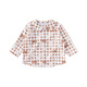 YOUGE infant and toddler autumn new long-sleeved plaid forest bear shirt skin-friendly and breathable children's top Gage Bear 90 cm