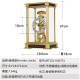 Relojes Hermle Sala de estar de reloj de estilo europeo adornos mecánicos de madera maciza reloj Mt202-000791