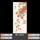
New Chinese style persimmon and Ruyi door stickers Whole bed and breakfast wall stickers bathroom glass self-adhesive wardrobe decoration stickers Black MT-6629 Extra large