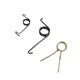 Suitable for heavy truck 737B/757B/777B clutch pedal return spring gear return throttle spring throttle support spring