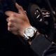 I/W CARNIVAL HWGUOJI Swiss brand watch top ten brands men's watch fully automatic mechanical watch imported movement business waterproof watch Tungsten steel silver-white-829 [upgraded imported movement]