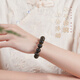 Mo Tang Authentique Vietnamien Nha Trang Qinan Bracelet en bois d'agar pour hommes Jouet culturel de qualité submersible Ancien matériau Véritable Collection Grade Bracelet de perles de Bouddha GYZ12024