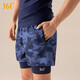 361 men's swimsuit and trunks set 2-piece swimsuit top full body men's professional flat-angle quick-drying swimming equipment