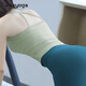 Shuangxiu Yoga Vest Covering Belly and Wearing Sports Bra for Women Summer with Breast Pads for Shockproof 2025 New Pilates Fitness Avocado Green Top S(80-100)