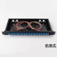 Front is fiber optic terminal box SC/FC/LC/ST full 8-port terminal box 4/12/24 core rack-type optical cable fusion box 12-port FC round head [full compatible]