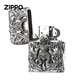 Zippo plus léger zhibao authentique Kerosène au vent armure plus légère Big Black Sky 925 Cadeau d'argent pour petit ami Big Black Sky-925 Silver [sans huile autonome] Dy9902